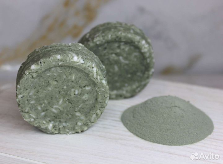 Натуральный твердый шампунь ручной работы