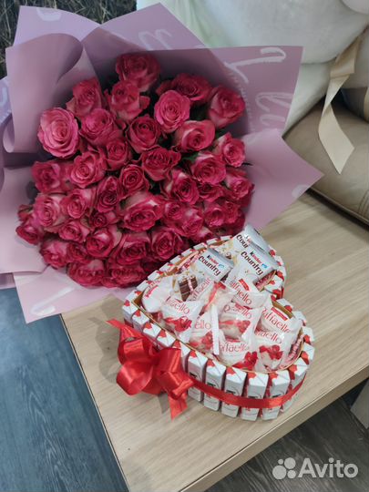 Букеты из конфет и игрушек