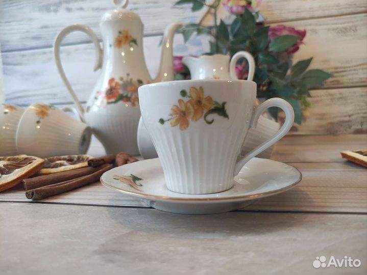 Кофейный сервиз гдр Ilmenau