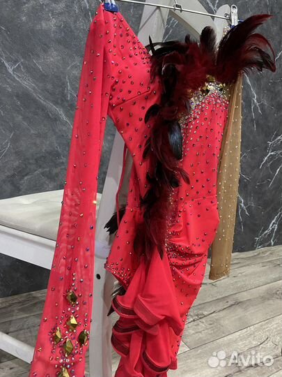 Латинское платье для бальных танцев