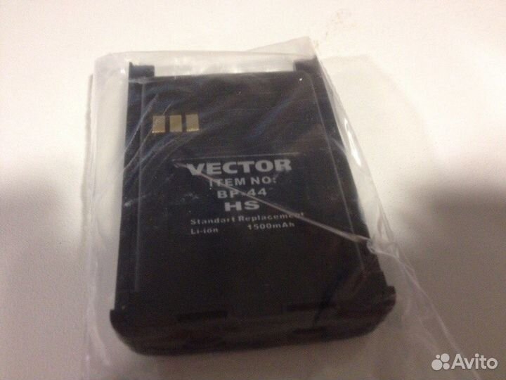 Аккумулятор для рации vector BP-44 HS