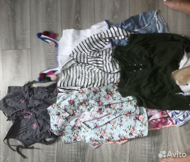 Вещи пакетом на девочку 140