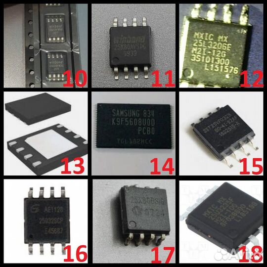 Микросхемы, чипы BGA, радиодетали