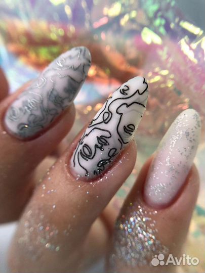 Комбинированный маникюр