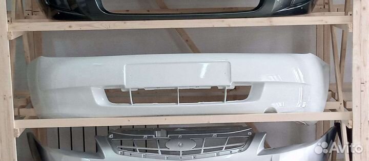 Бампер передний калина 1 белый