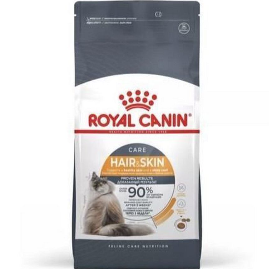 Корм для кошек Royal Canin для кожи и шерсти