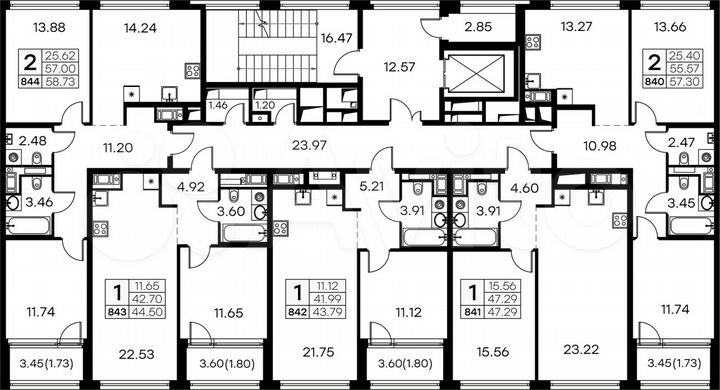 1-к. квартира, 47,3 м², 6/19 эт.