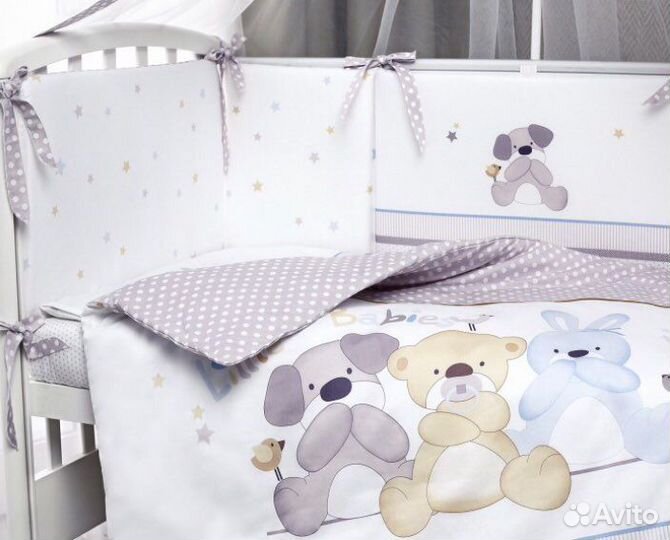 Белье постельное и бортики Perina