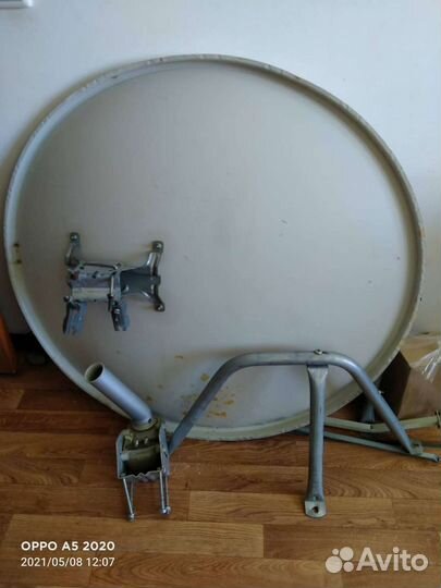 Спутниковая тарелка 90 см +кронштейн+ресивер