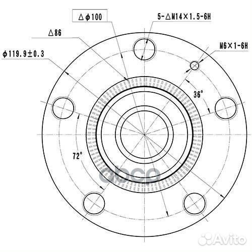 Ступица колеса Z89168R Zikmar