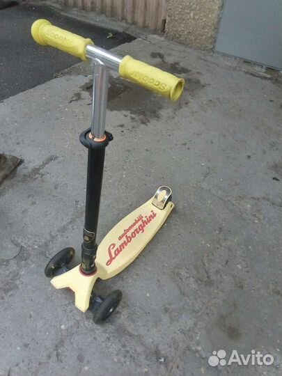 Самокат детский трехколесный бу