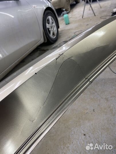 Бампер задний polo седан 2015