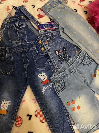 Одежда для девочки пакетом 104-110