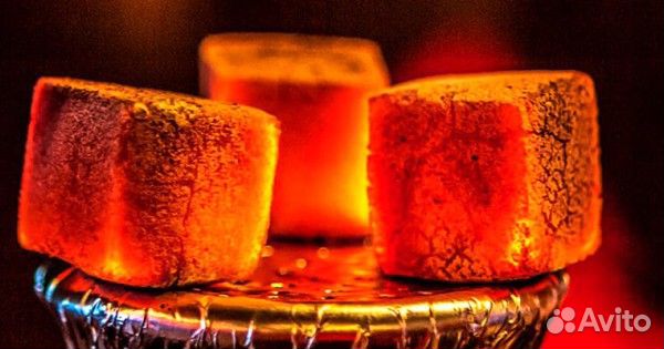 Уголь для кальяна 25мм кокос