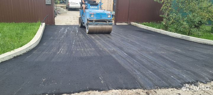 Асфальтирование дворов,территорий,отмостки