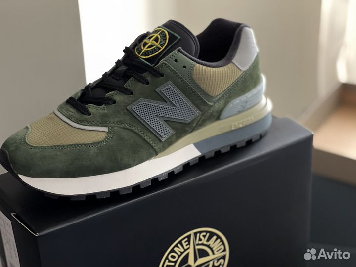 Кроссовки Stone island X New Balance 574 оригинал