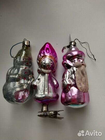 Старинные ёлочные игрушки