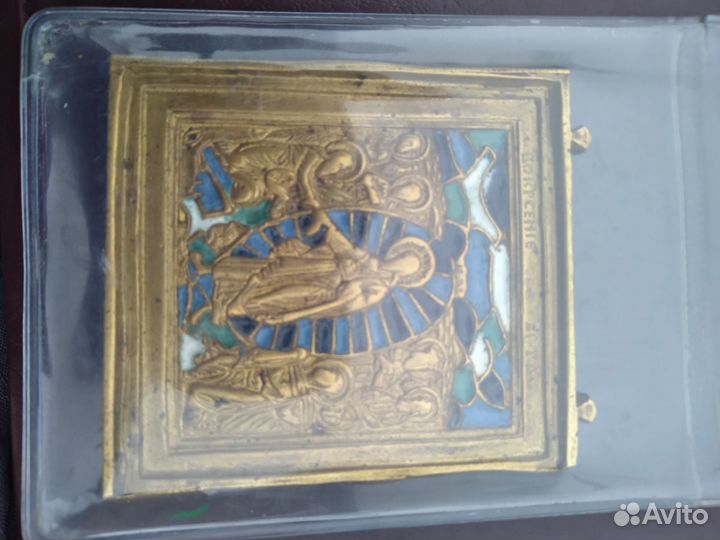 Икона Воскресенье Христово. 3 цвета эмаль