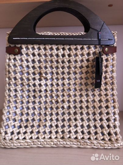 Cумка новая Vide из натуральной соломки