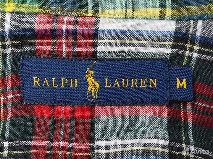 Новая льняная рубашка Ralph Lauren. (M)