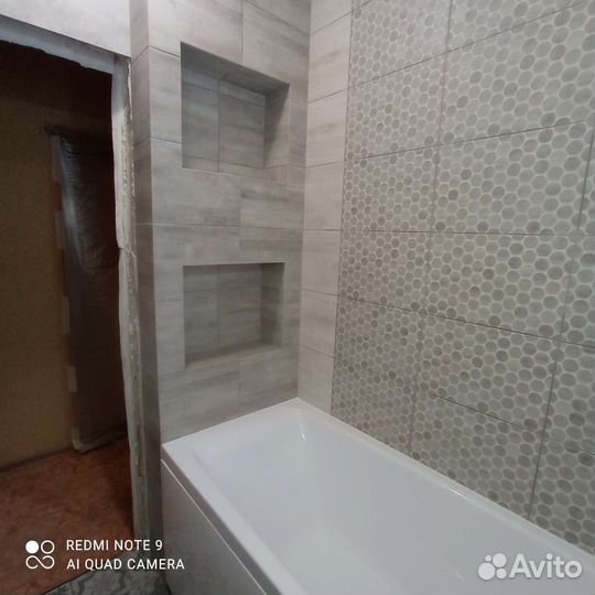 Плиточник. Кухонные фартуки.Ремонт ванных комнат