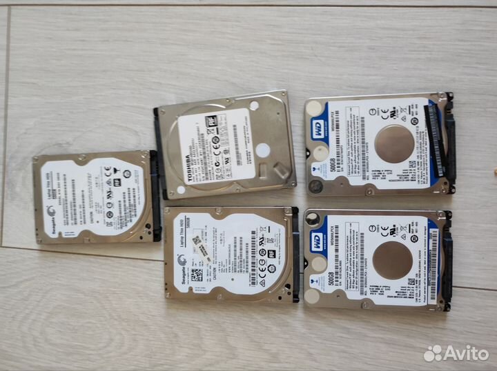 Жесткий диск для ноутбука 1 тб+ 500 гб