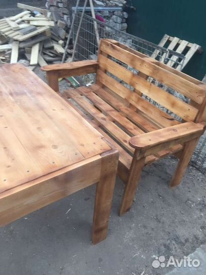 Скамейка лавочка садовая