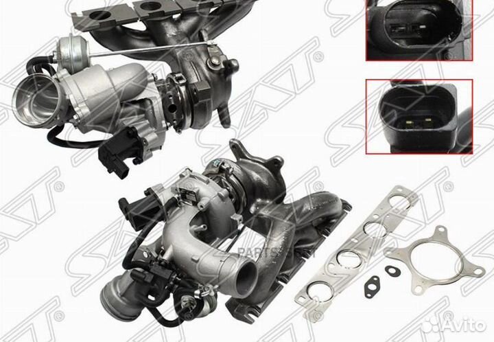 Турбина Audi A3 04-13 / Q3 11-19 / Skoda Octavia 04-13 / Volkswagen Golf 03-16 / Jetta 05-14 / Passa