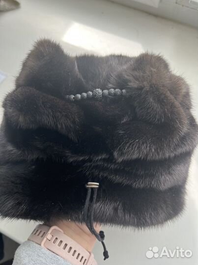 Шапка норковая женская