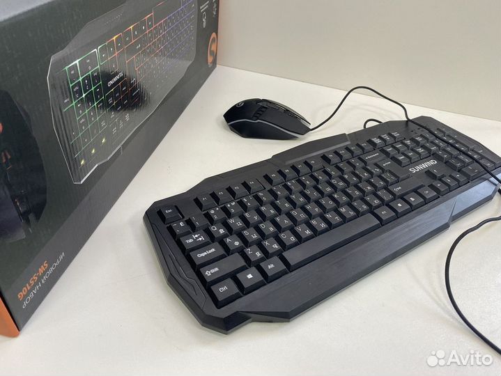 Клавиатура, мышь SunWind SW-S510G