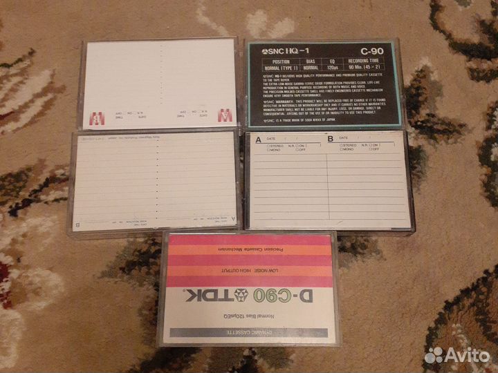 Аудиокассеты с записью