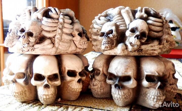 Свеча в подсвечнике «Хэллоуин» (Halloween) за 4 шт