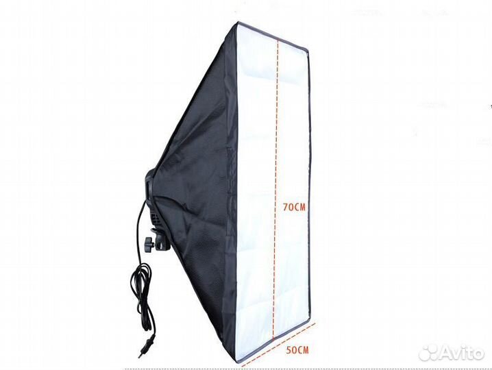 Комплект освещения 2 стойки и 2 софтбокса 4xE27