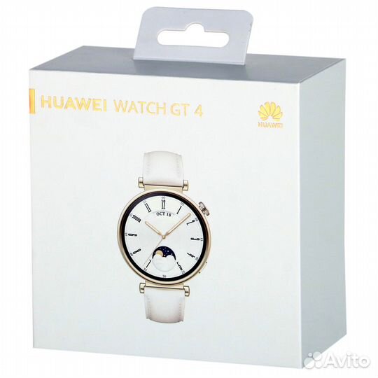 Huawei Watch GT4 41mm Aurora White Leat