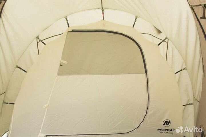 Палатка 4-местная Nordway Twin Sky 4 Basic