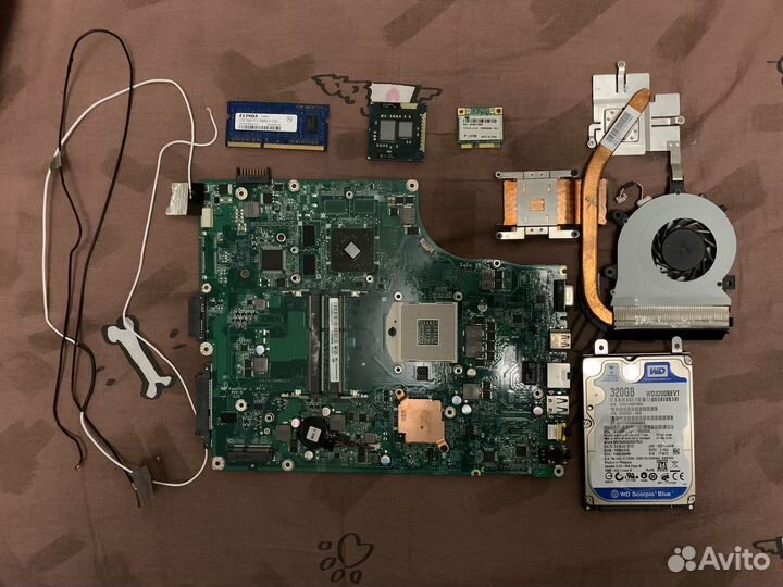 Ноутбук acer 5820tg в разбор