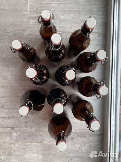 Бутылки с бугельной пробкой