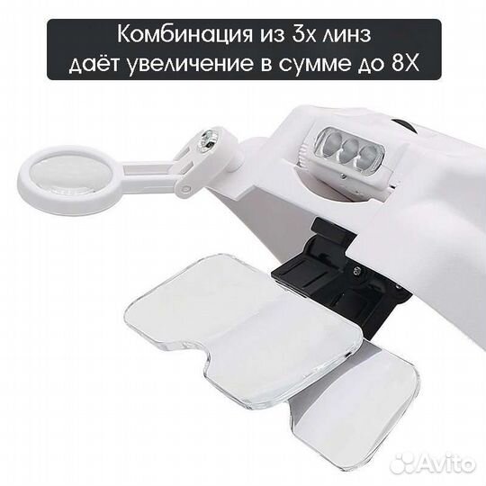 Лупа-очки монтажные орбита OT-INL64