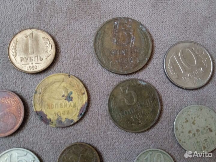 Монеты разные