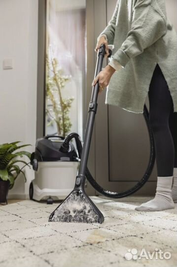 Пылесос моющий Karcher SE 5 1000Вт белый/черный (в компл.:1мешок)