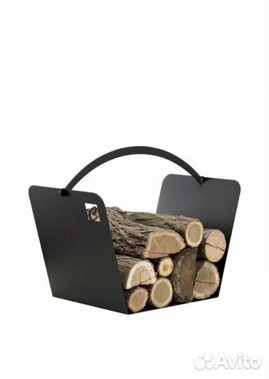 Металическая дровница