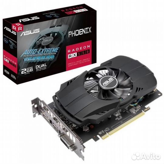 Видеокарта asus PH-550-2G