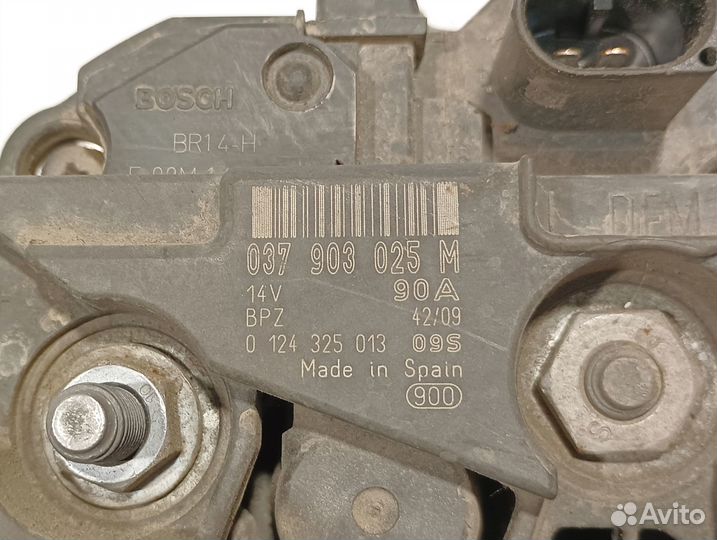 Генератор на Skoda Fabia 2 BXW 1.4