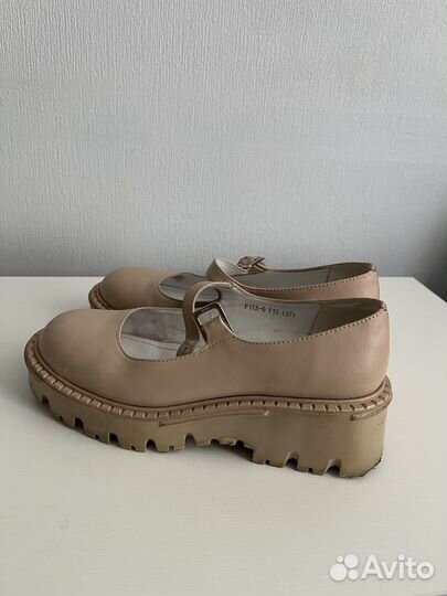 Туфли кожаные