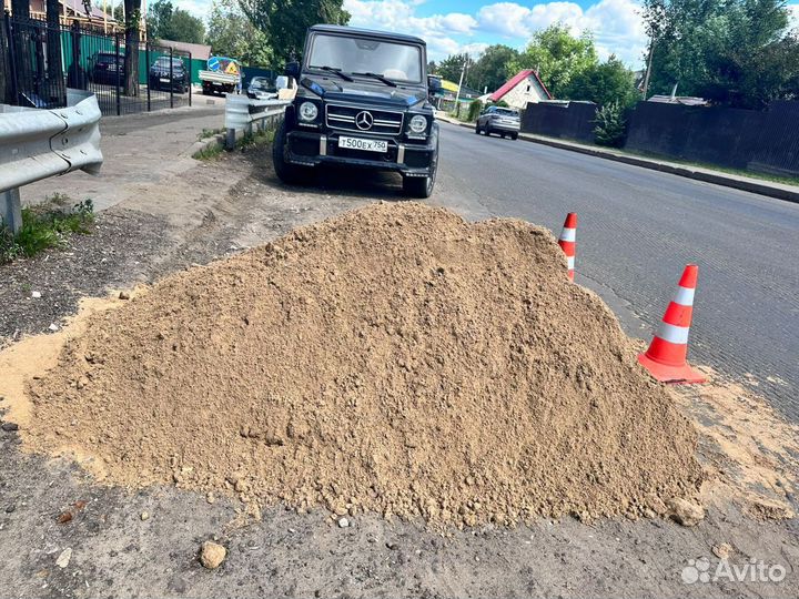 Песок для дорожного строительства с доставкой в Ко