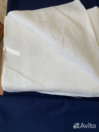 Отрезы ткани из СССР, шерсть, лен , поплин