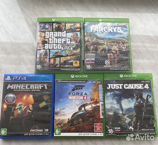 Игры на xbox One и Playstion 4