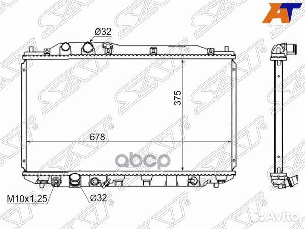 Радиатор Honda Civic 05-12 / Civic USA 05-08 SG