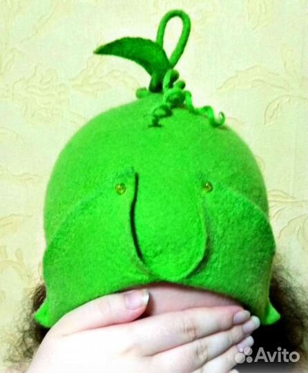 Банная шапка. Авторский войлок