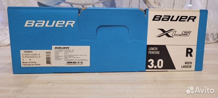 Коньки bauer размер 3.0